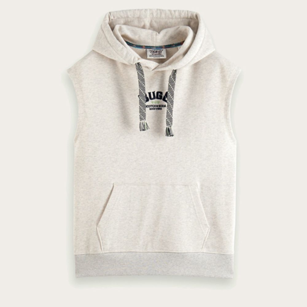 Scotch & Soda x Looney Tunes - Sleeveless Graphic Hoodie Medium